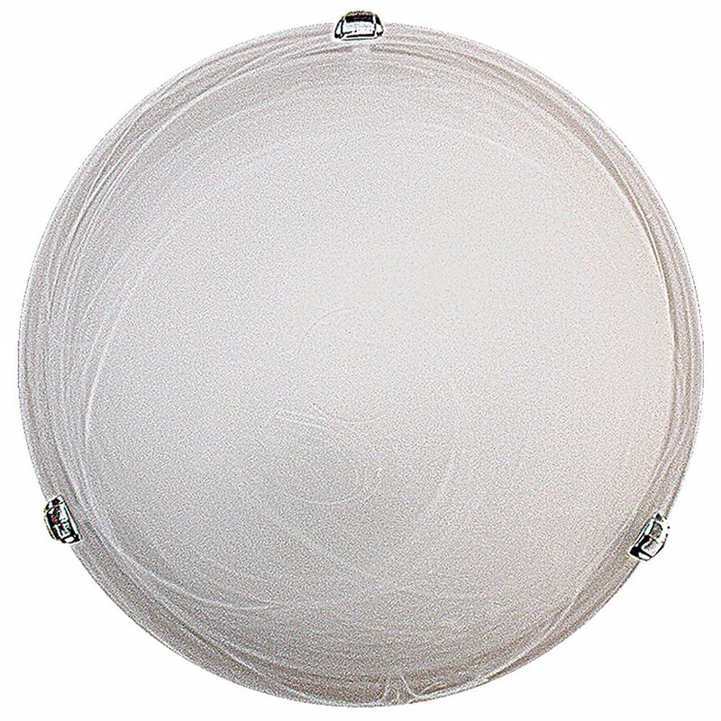 ARlight 2Φωτη Πλαφονιέρα Οροφής Μέταλλο/Γυαλί Ccc 1701/30 Λευκό Ε27 Φ30 0063047