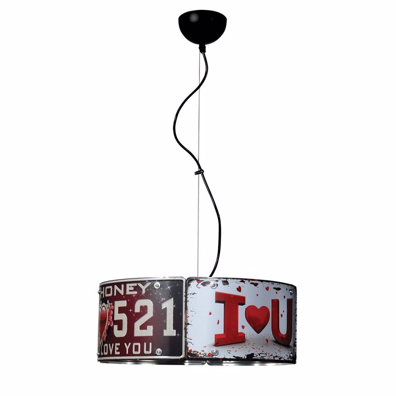 Φωτιστικά agiovlasitishome - ΣΗΜΑΝΤΙΚΟ: Σε περίπτωση διαφοράς τιμής από το κατάστημα ισχύει παντα και μόνο η τιμή του καταστήματος ARlight 3Φωτο Φωτιστικό Οροφής ''I Love You'' Μέταλλο P