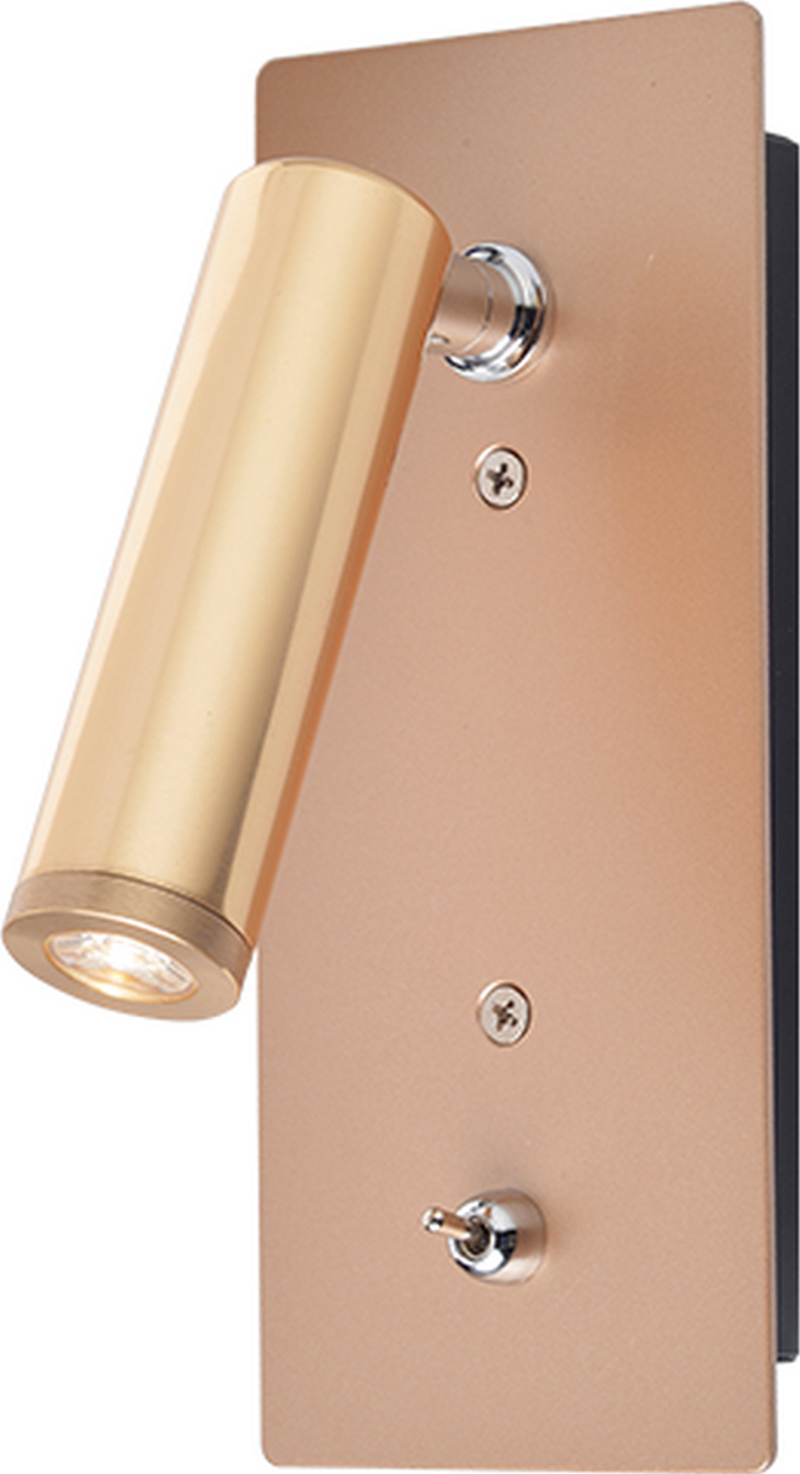 ACA Σποτ Μεταλλικό 'INYOKA' Χρυσό LED 7,5X17,5cm 151BMG