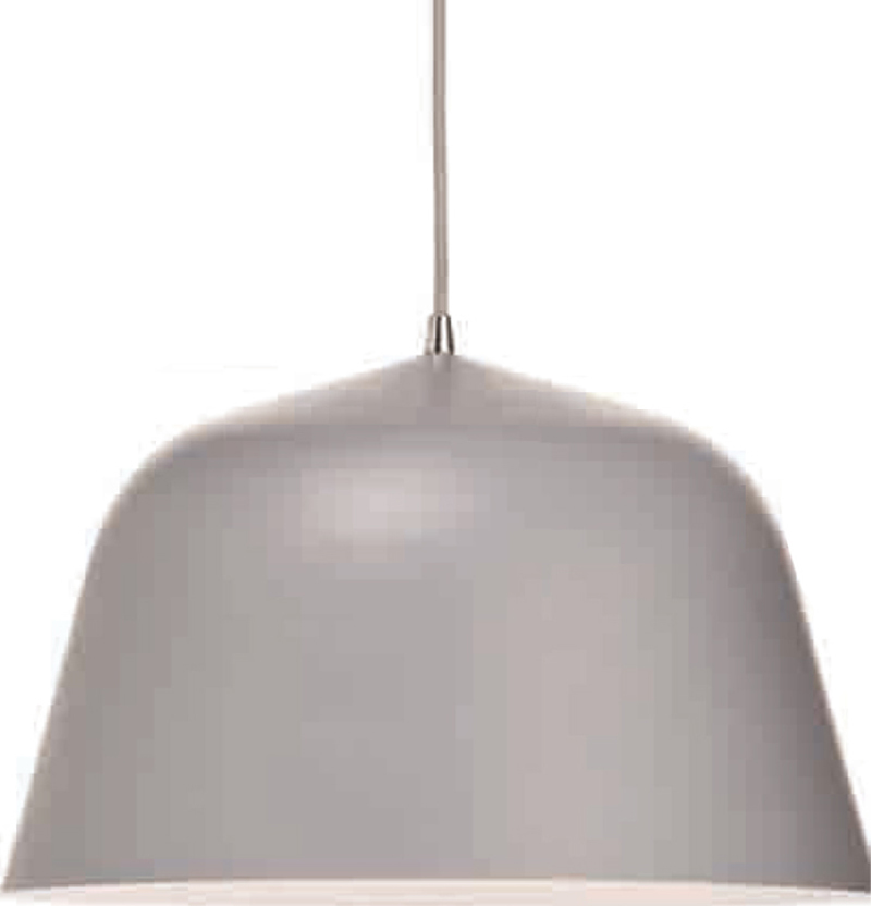 ACA Φωτιστικό Οροφής Μεταλλικό ‘Pallada’ Γκρί Ε27 40Χ120cm OD8072GY