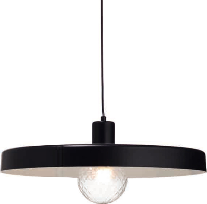 ACA Fotistiko Orofis Metalliko 'Domenica' Mavro E27 50X120cm OD5392MBK