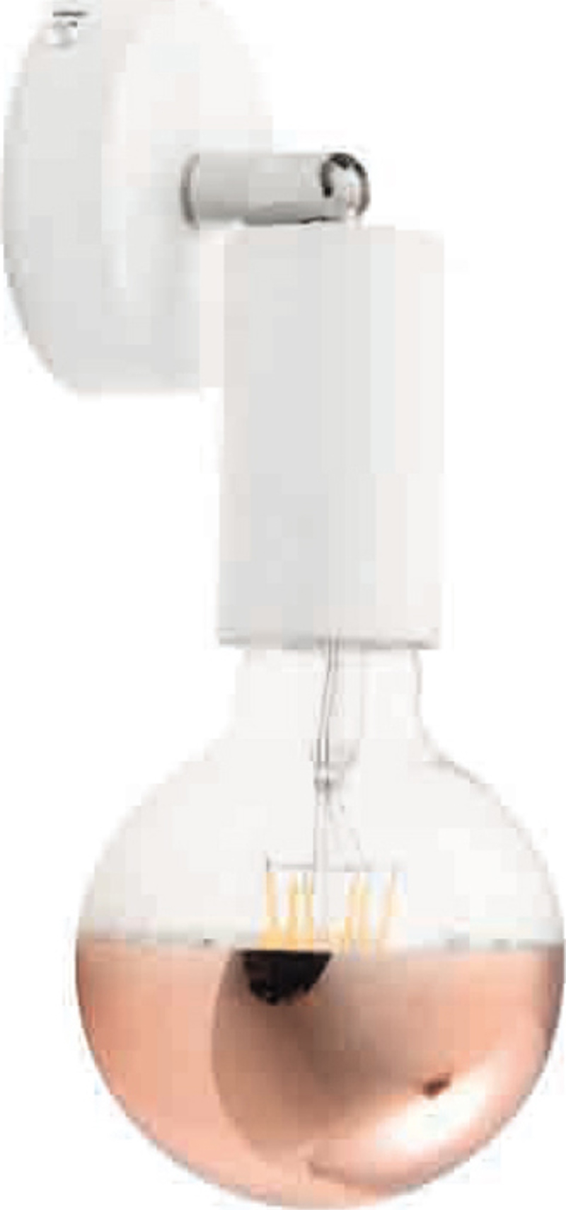 ACA Lighting - ΣΗΜΑΝΤΙΚΟ: Σε περίπτωση διαφοράς τιμής από το κατάστημα ισχύει παντα και μόνο η τιμή του καταστήματος ACA Σποτ Μεταλλικό 'Mohicans' Λευκό Ε27 8Χ14cm SUT1911P