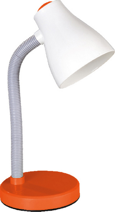 ACA Επιτραπέζιο Φωτιστικό Μεταλλικό/Πλαστικό 'Yuppie' Γκρί/Πορτοκαλί/Λευκό Ε27 14Χ35cm SF1211OR