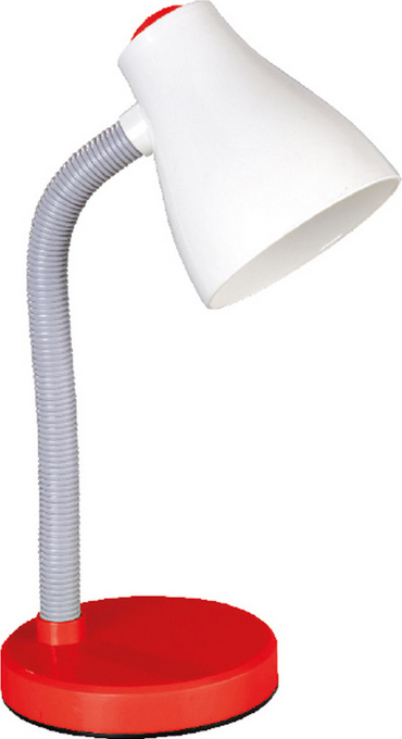 ACA Επιτραπέζιο Φωτιστικό Μεταλλικό/Πλαστικό 'Yuppie' Γκρί/Κόκκινο/Λευκό Ε27 14Χ35cm SF1211R