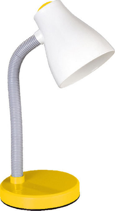 ACA Επιτραπέζιο Φωτιστικό Μεταλλικό/Πλαστικό 'Yuppie' Γκρί/Κίτρινο/Λευκό Ε27 14Χ35cm SF1211Y