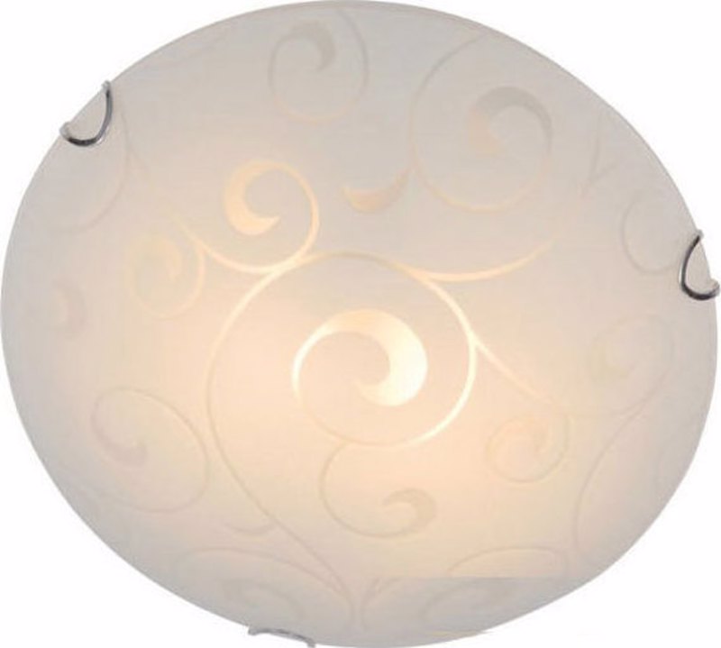 Φωτιστικά agiovlasitishome - ΣΗΜΑΝΤΙΚΟ: Σε περίπτωση διαφοράς τιμής από το κατάστημα ισχύει παντα και μόνο η τιμή του καταστήματος ACA 3Φωτη Πλαφονιέρα Οροφής Μεταλλική/Γυάλινη 'Chaplin'