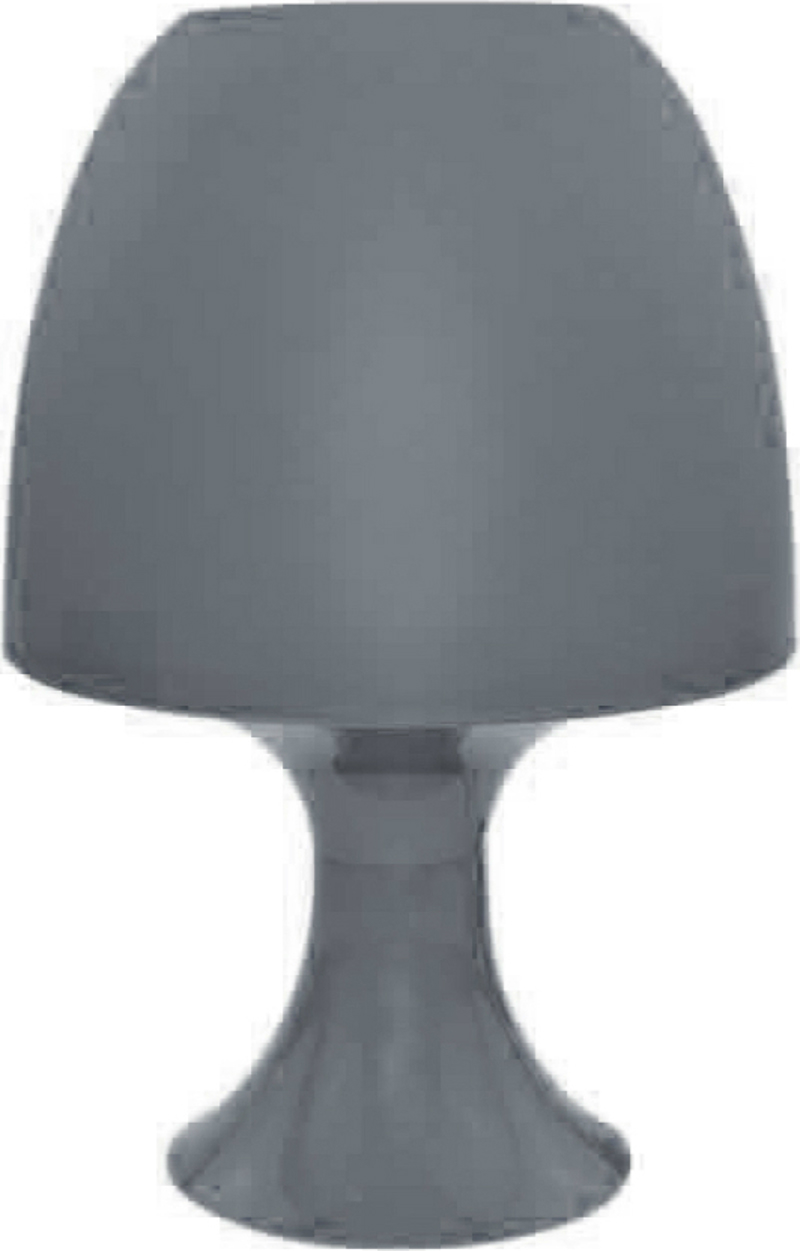 ACA Επιτραπέζιο Φωτιστικό Πλαστικό 'Nioki' Ανθρακί E14 