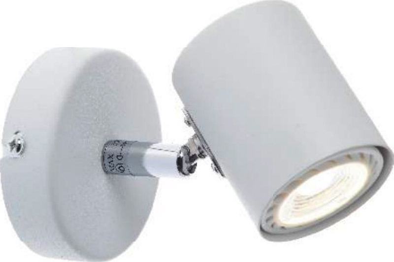 agiovlasitishome Διακοσμητικά τοίχου - ΣΗΜΑΝΤΙΚΟ: Σε περίπτωση διαφοράς τιμής από το κατάστημα ισχύει παντα και μόνο η τιμή του καταστήματος ACA Σποτ Μεταλλικό 'Orfeas' Λευκό GU10 7Χ8cm SUH1891PW