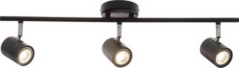 agiovlasitishome Διακοσμητικά τοίχου - ΣΗΜΑΝΤΙΚΟ: Σε περίπτωση διαφοράς τιμής από το κατάστημα ισχύει παντα και μόνο η τιμή του καταστήματος ACA 3Φωτο Σποτ Μεταλλικό 'Orfeas' Μαύρο GU10 60Χ9,7cm S