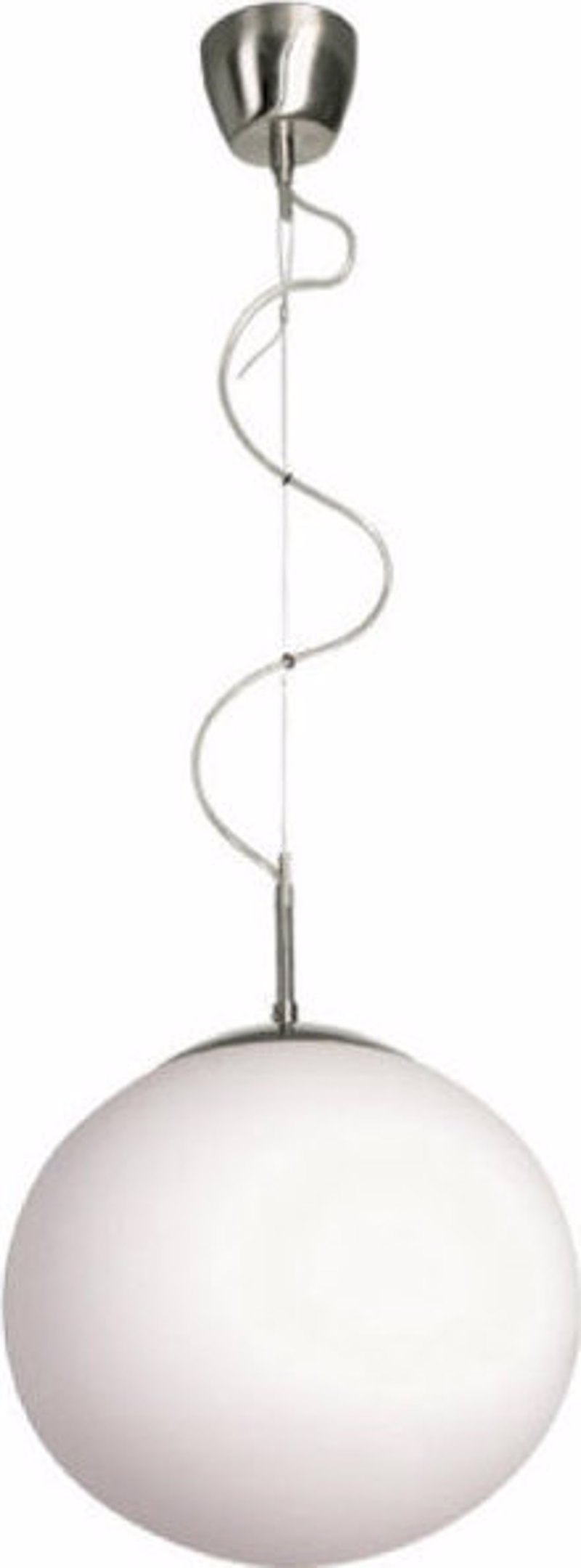 Φωτιστικά agiovlasitishome - ΣΗΜΑΝΤΙΚΟ: Σε περίπτωση διαφοράς τιμής από το κατάστημα ισχύει παντα και μόνο η τιμή του καταστήματος ACA Φωτιστικό Οροφής Μεταλλικό/Γυάλινο 'Luna' Λευκό/Νίκ