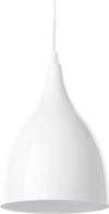 ACA Fotistiko Orofis Metalliko 'Roxanne' Lefko  E27 17X23cm KS174317WH