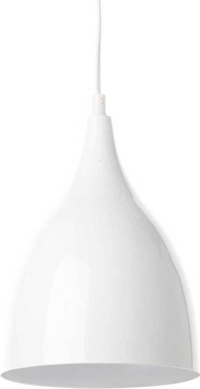 ACA Fotistiko Orofis Metalliko 'Roxanne' Lefko  E27 17X23cm KS174317WH