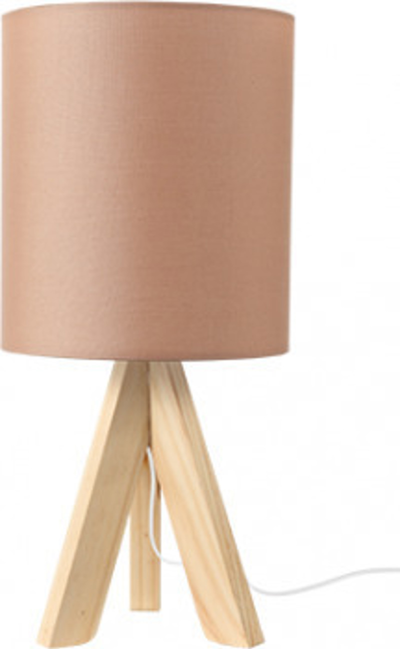 ACA Lighting - ΣΗΜΑΝΤΙΚΟ: Σε περίπτωση διαφοράς τιμής από το κατάστημα ισχύει παντα και μόνο η τιμή του καταστήματος ACA Επιτραπέζιο Φωτιστικό Υφασμάτινο/Ξύλινο 'Piccolo' Κ