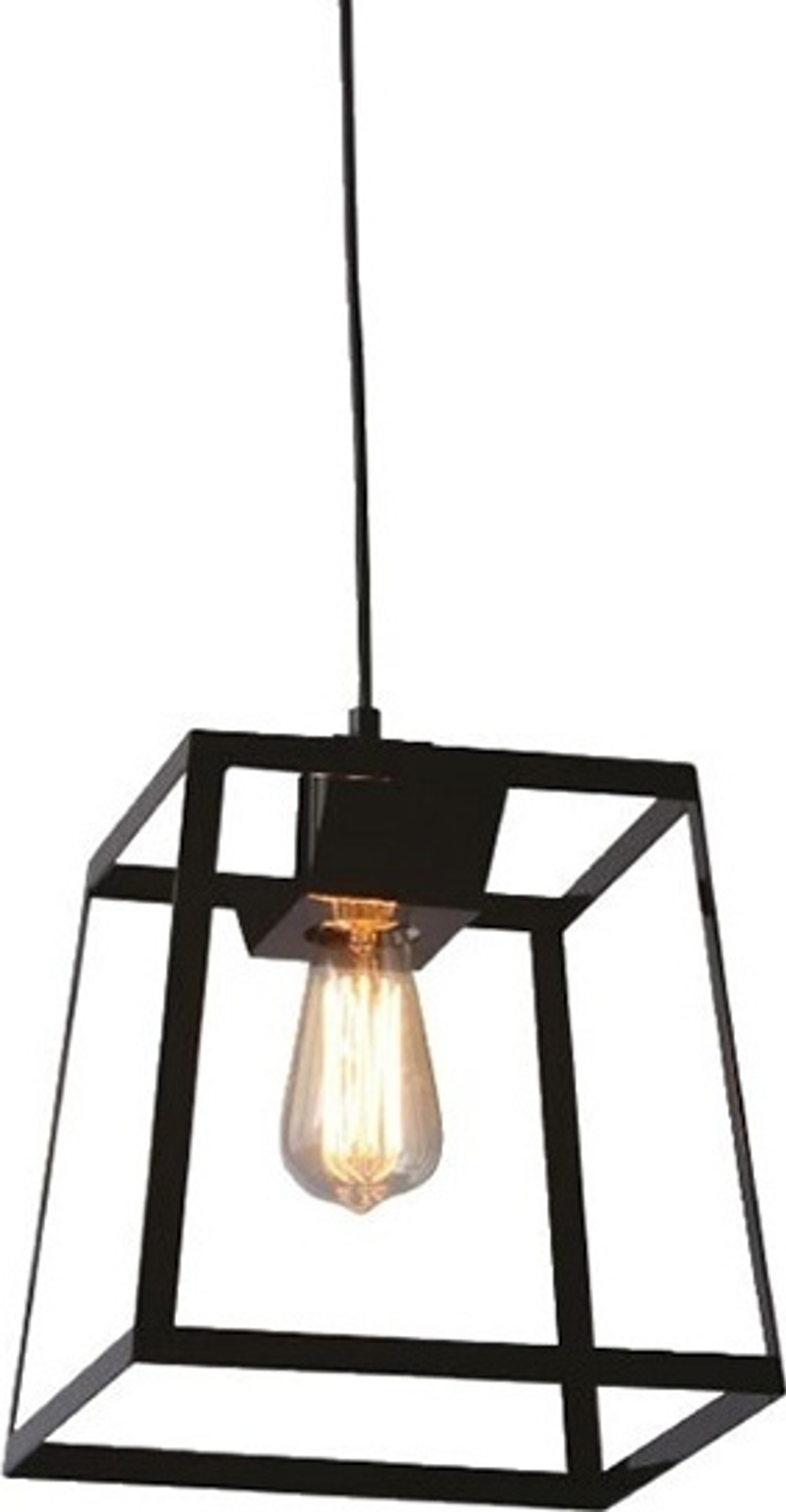 ACA Φωτιστικό Οροφής Μεταλλικό 'Chess' Μαύρο Ε27 24,5Χ1