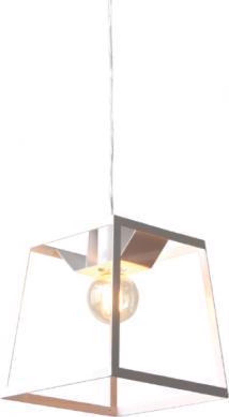 ACA Φωτιστικό Οροφής Μεταλλικό 'Chess' Λευκό Ε27 24,5Χ127cm KS1444P1SWH