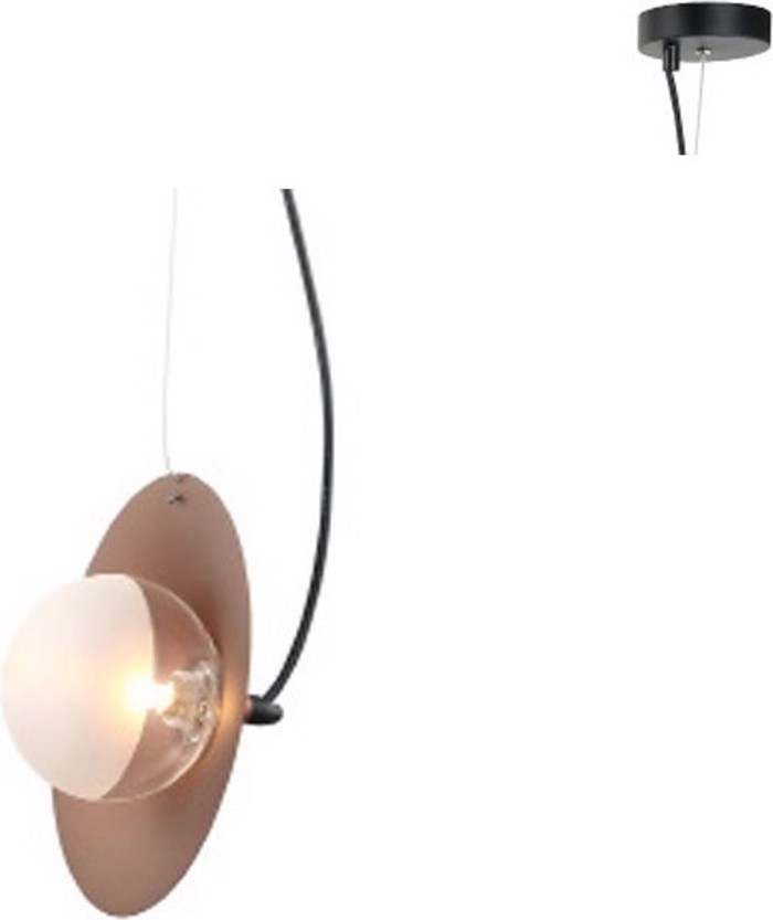 ACA Fotistiko Orofis Metalliko 'Hydra' Mavro/Xalkos G9 14X122cm HL4301P23BC