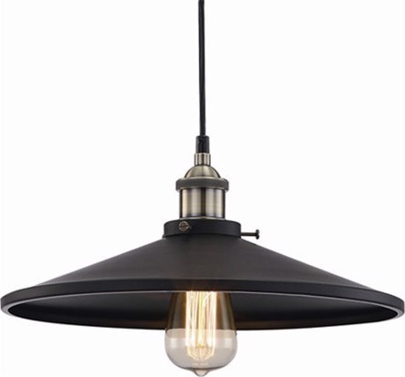ACA Lighting - ΣΗΜΑΝΤΙΚΟ: Σε περίπτωση διαφοράς τιμής από το κατάστημα ισχύει παντα και μόνο η τιμή του καταστήματος ACA Φωτιστικό Οροφής Μεταλλικό 'Hippolyte' Μαύρο Ε27 36