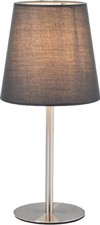 ACA Epitrapezio Fotistiko Metalliko/ufasmatino 'Harpy' Ggri/Nikel E14 14X26cm MT3000GN