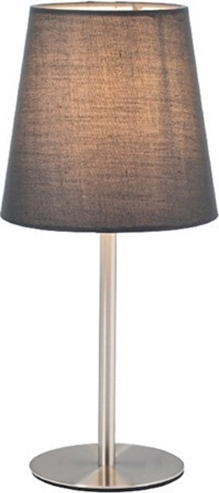 ACA Epitrapezio Fotistiko Metalliko/ufasmatino 'Harpy' Ggri/Nikel E14 14X26cm MT3000GN