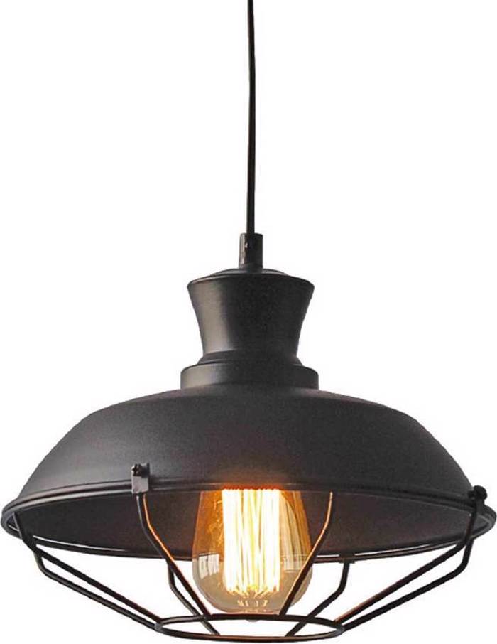 ACA Fotistiko Orofis Metalliko 'Angela' Mavro E27 26X122cm KS1463P1BK