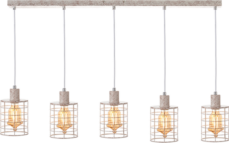 Φωτιστικά agiovlasitishome - ΣΗΜΑΝΤΙΚΟ: Σε περίπτωση διαφοράς τιμής από το κατάστημα ισχύει παντα και μόνο η τιμή του καταστήματος ACA 5Φωτο Φωτιστικό Οροφής Μεταλλικό 'Dublin' Λευκό/Σκο