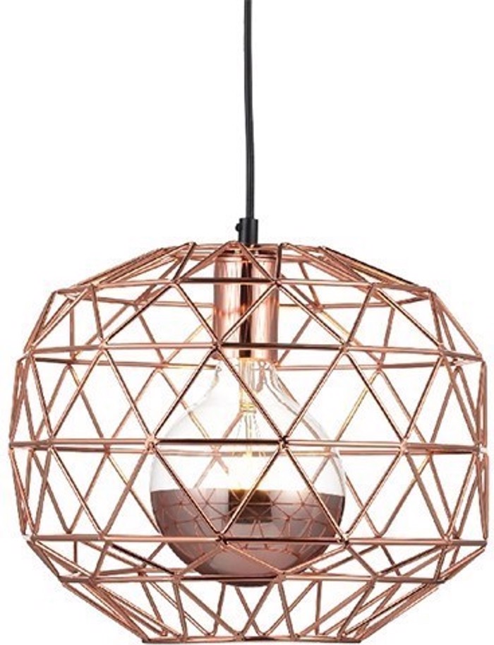 ACA Fotistiko Orofis Metalliko 'Aladdin' Xalkos E27 30X130cm KS180430PC