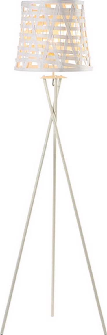 ACA Επιδαπέδιο Φωτιστικό Μεταλλικό 'Agatha' Λευκό Ε27 38Χ152cm ML307211FW