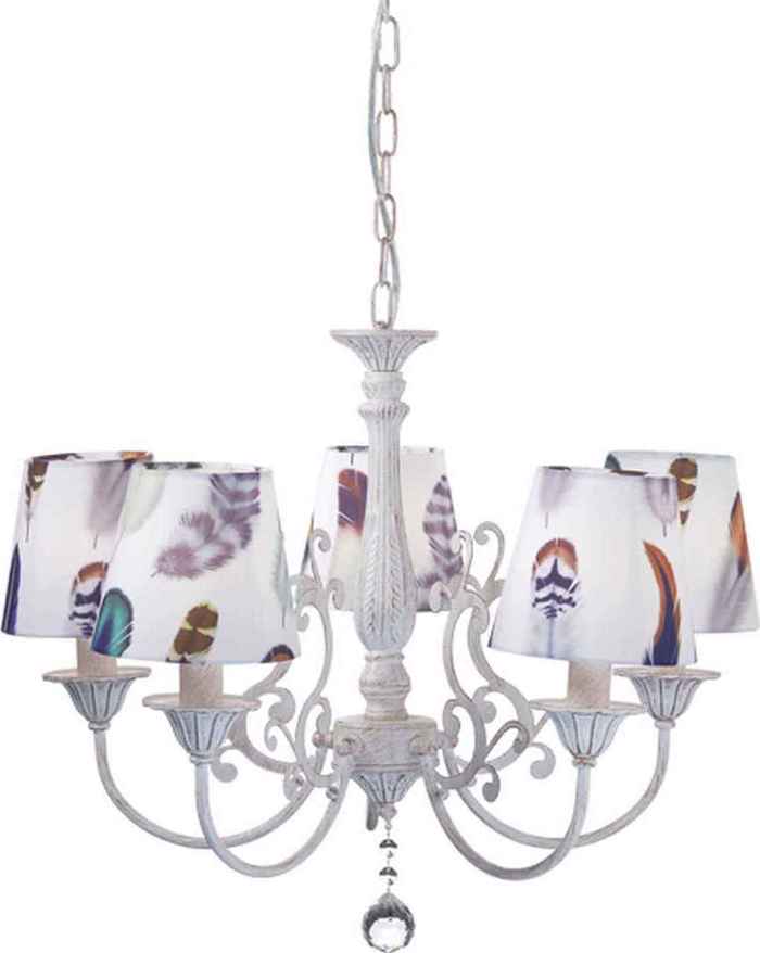 ACA 5Foto Fotistiko Orofis Metalliko/ufasmatino 'Zizel' Lefko/Mob E14 60X93cm EG169885PP