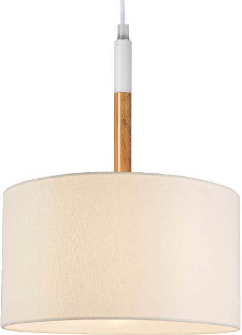 ACA Φωτιστικό Οροφής Μεταλλικό/Ξύλινο/Υφασμάτινο 'Yasmi