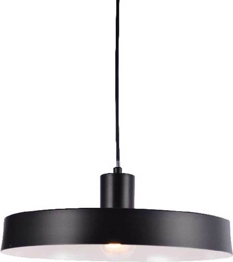 ACA Φωτιστικό Οροφής Μεταλλικό 'Domenica' Μαύρο Ε27 36Χ