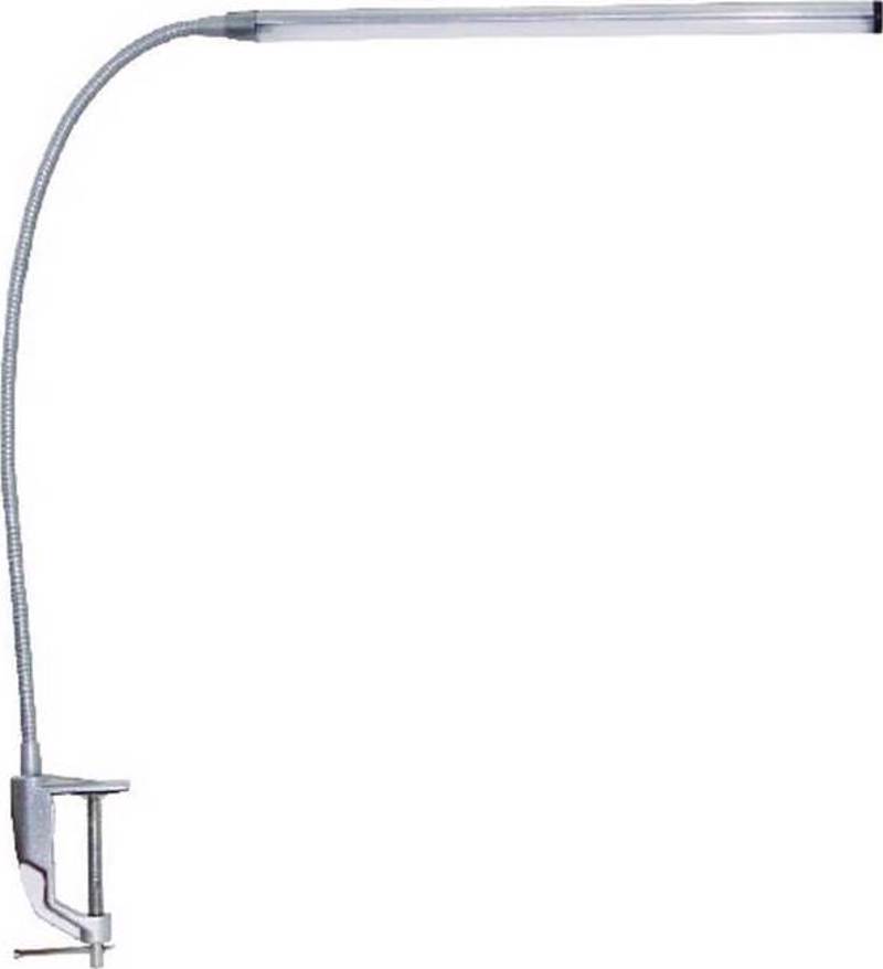 ACA Επιτραπέζιο Φωτιστικό Μεταλλικό ‘Delgado’ Ασημί LED 4000Κ 35,5Χ85cm 16055LEDNSC