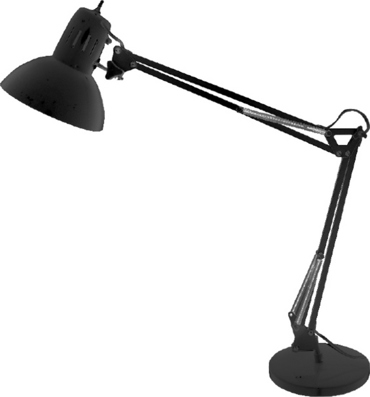 ACA Επιτραπέζιο Φωτιστικό Μεταλλικό 'Penna' Μαύρο Ε27 20Χ72cm SF606B