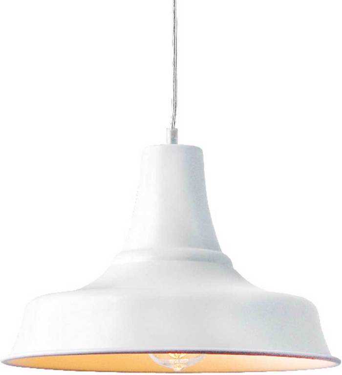 ACA Fotistiko Orofis Metalliko 'Stooges' Lefko E27 34X124cm KS1477P1WH