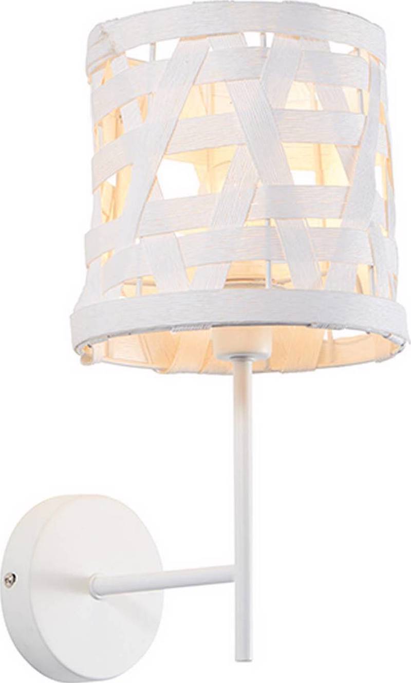 ACA Απλίκα Τοίχου Μεταλλικό ‘Agatha’ Λευκό Ε27 17Χ34cm ML307211WW