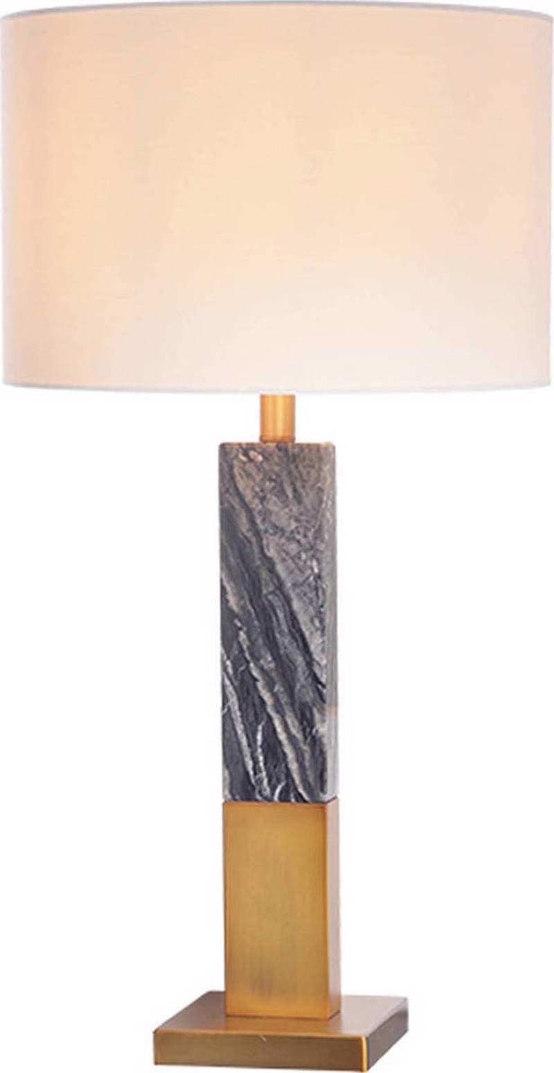 ACA Lighting - ΣΗΜΑΝΤΙΚΟ: Σε περίπτωση διαφοράς τιμής από το κατάστημα ισχύει παντα και μόνο η τιμή του καταστήματος ACA Επιτραπέζιο Φωτιστικό Μεταλλικό/Υφασμάτινο 'Luxor'