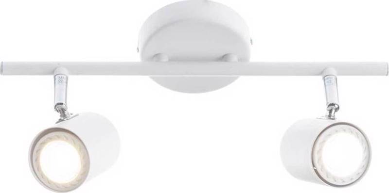 agiovlasitishome Διακοσμητικά τοίχου - ΣΗΜΑΝΤΙΚΟ: Σε περίπτωση διαφοράς τιμής από το κατάστημα ισχύει παντα και μόνο η τιμή του καταστήματος ACA 2Φωτο Σποτ Μεταλλικό 'Orfeas' Λευκό GU10 33Χ9,7cm S