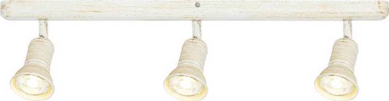 agiovlasitishome Διακοσμητικά τοίχου - ΣΗΜΑΝΤΙΚΟ: Σε περίπτωση διαφοράς τιμής από το κατάστημα ισχύει παντα και μόνο η τιμή του καταστήματος ACA 3Φωτο Σποτ Μεταλλικό 'Brulee' Λευκό GU10 56Χ12cm SU