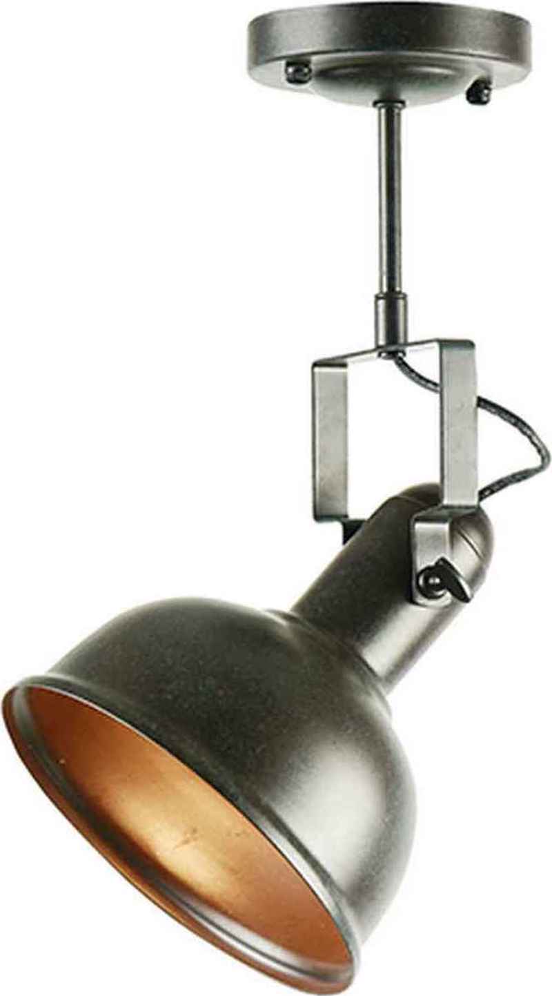 ACA Lighting - ΣΗΜΑΝΤΙΚΟ: Σε περίπτωση διαφοράς τιμής από το κατάστημα ισχύει παντα και μόνο η τιμή του καταστήματος ACA Σποτ Οροφής Μεταλλικό 'Riviera' Καφέ/Σκουριά Ε27 18