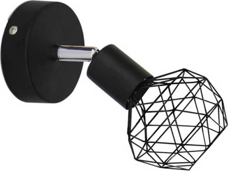 ACA Σποτ Οροφής Μεταλλικό 'Aladdin' Μαύρο Ε14 12,5Χ12,5