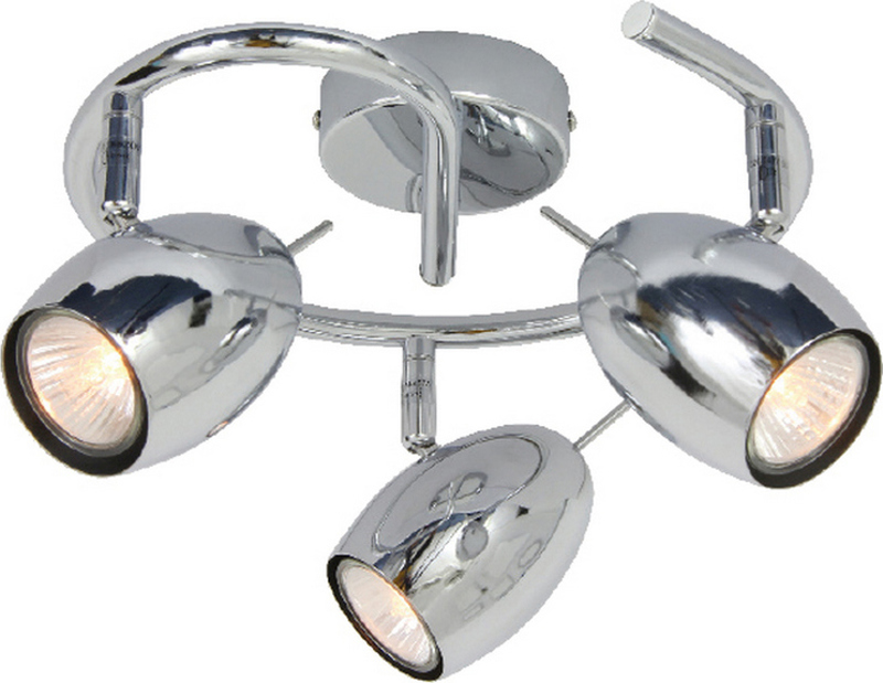 ACA Lighting - ΣΗΜΑΝΤΙΚΟ: Σε περίπτωση διαφοράς τιμής από το κατάστημα ισχύει παντα και μόνο η τιμή του καταστήματος ACA 3Φωτο Σποτ Οροφής Μεταλλικό 'Legolas' Χρώμιο GU10 3