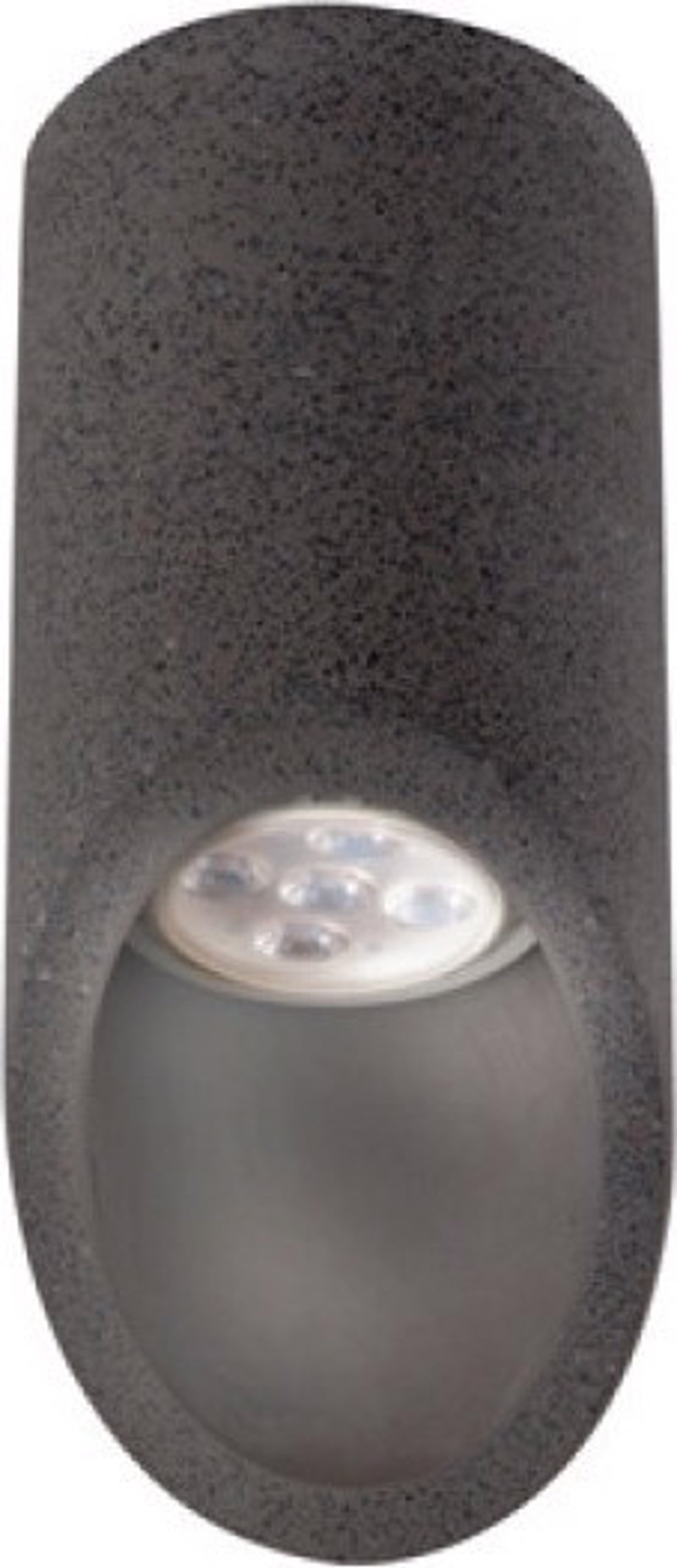 ACA Lighting - ΣΗΜΑΝΤΙΚΟ: Σε περίπτωση διαφοράς τιμής από το κατάστημα ισχύει παντα και μόνο η τιμή του καταστήματος ACA Σποτ Οροφής Τσιμέντο 'Faltso' Μαύρο GU10 7Χ16cm MK1