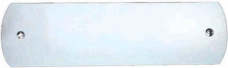 ACA Απλίκα Τοίχου Γυάλινη/Μεταλλική 'Man' Λευκό Ε14 25X