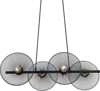 ACA 4Foto Fotistiko Orofis Metalliko 'Kobe' Mavro E27 71X119cm HL45844P71B