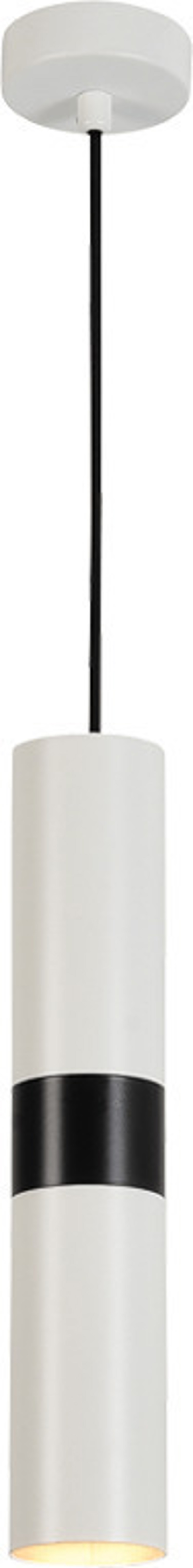 ACA Φωτιστικό Οροφής Μεταλλικό 'Da Vinci' Λευκό/Μαύρο GU10 8Χ120cm HM851P6WH