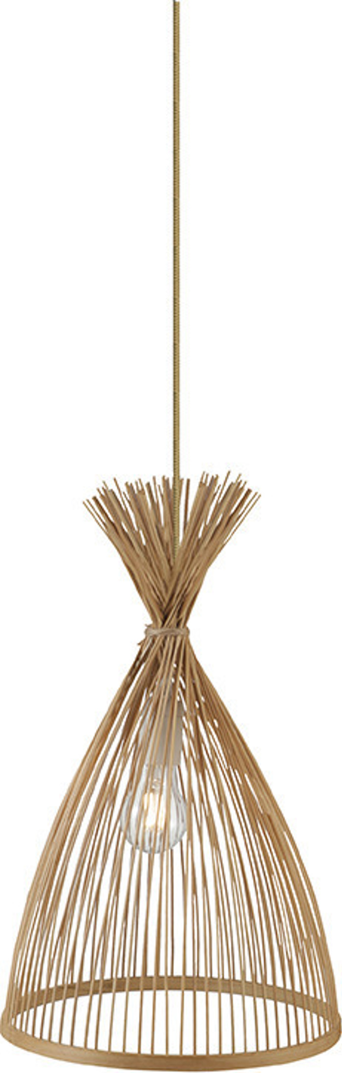 ACA Fotistiko Orofis Bamboo 'Serifos' E27 30X154cm TF661P30BO