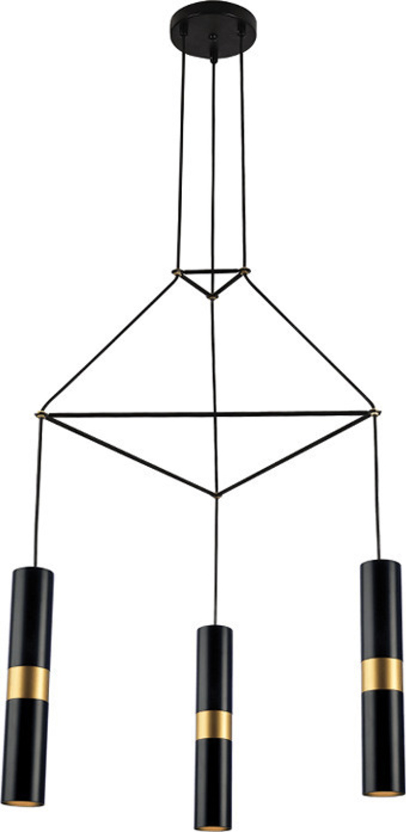 ACA Lighting - ΣΗΜΑΝΤΙΚΟ: Σε περίπτωση διαφοράς τιμής από το κατάστημα ισχύει παντα και μόνο η τιμή του καταστήματος ACA 3Φωτο Φωτιστικό Οροφής Μεταλλικό 'Da Vinci' Χρυσό/Μ