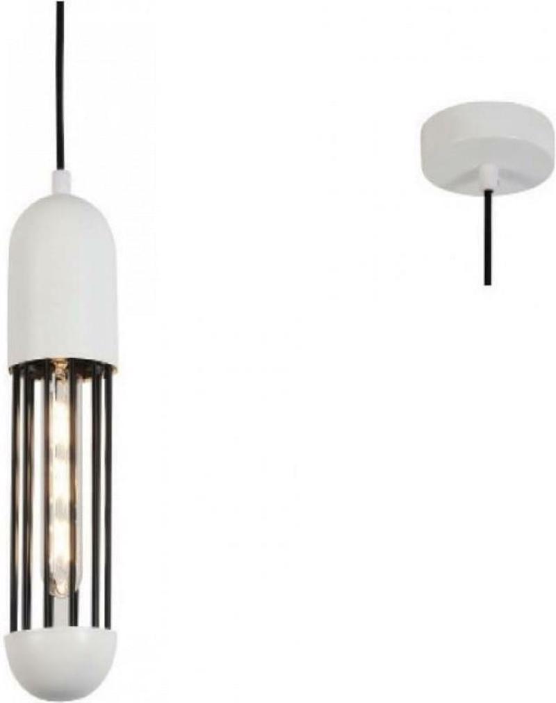 ACA Lighting - ΣΗΜΑΝΤΙΚΟ: Σε περίπτωση διαφοράς τιμής από το κατάστημα ισχύει παντα και μόνο η τιμή του καταστήματος ACA Φωτιστικό Οροφής Μεταλλικό 'Lab' Λευκό Ε27 10Χ120cm