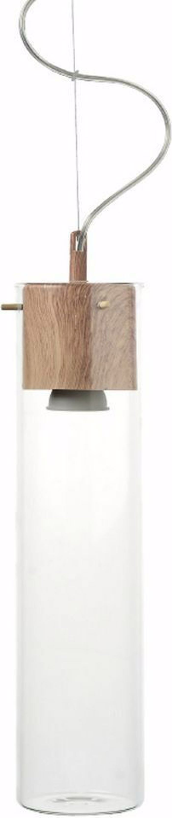 ACA Fotistiko Orofis Metalliko/Gyalino 'Pothos' Lefko GU10 10X120cm V110TR