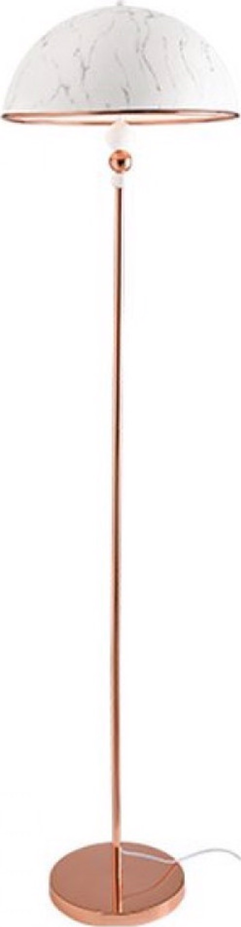 ACA Φωτιστικό Δαπέδου 'MANHATTAN' Μέταλλο Μάρμαρο/Χρυσό