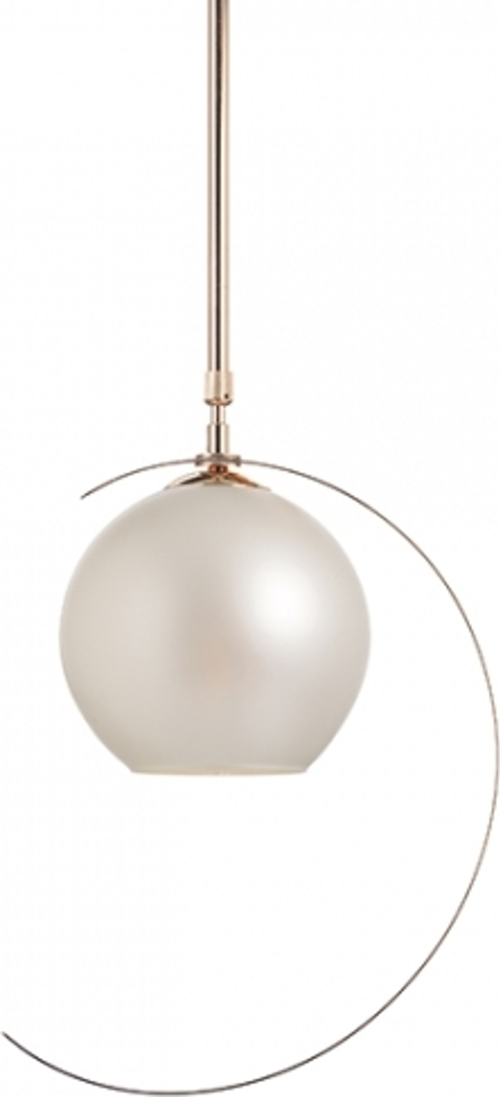 ACA Fotistiko Orofis 'IPARELLE' Metallo/Gyali Xruso/Perle E27 35X20X110ek DCR17501P